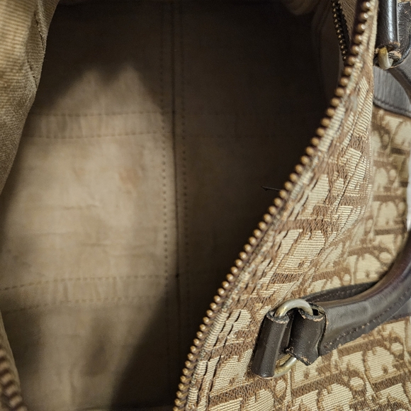 Christian Dior Brown Trotter Canvas Boston Tote Bag - Picture 11 of 16